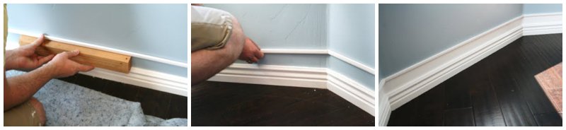 base and crown moulding idea